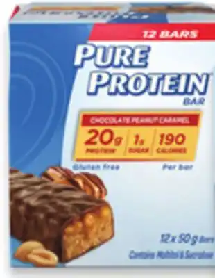 Walmart Pure protein bars 12-pack offer
