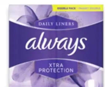 Walmart Always pads 20s-48s offer