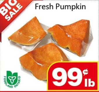 Jian Hing Supermarket Fresh Pumpkin offer