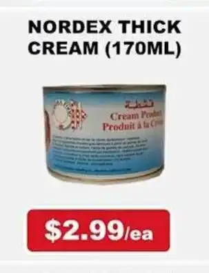 Hong Kong Food Market NORDEX THICK CREAM (170ML) offer