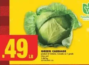 No Frills GREEN CABBAGE offer