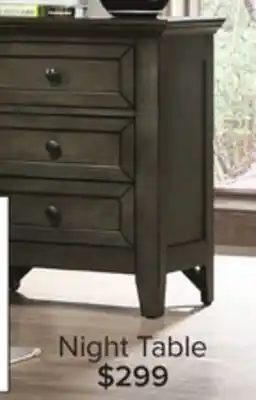 Leon's San mateo night table - pewter offer
