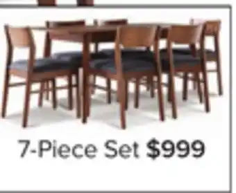 Leon's Lenard 7-piece dining set - walnut offer