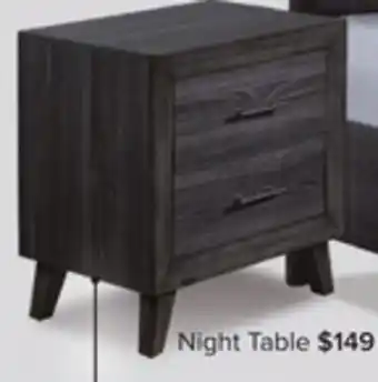Leon's Miller night table - grey offer