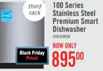 The Brick Bosch 100 series premium smart dishwasher with third rack - shx5aem5n offer