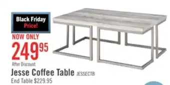 The Brick Jesse coffee table - pewter offer