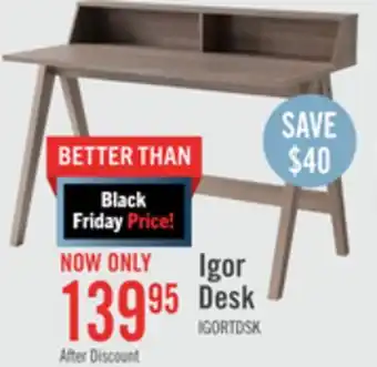 The Brick Igor desk offer
