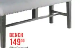 The Brick Alto dining bench offer