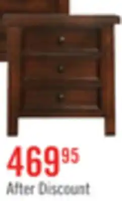 The Brick Sonoma nightstand offer