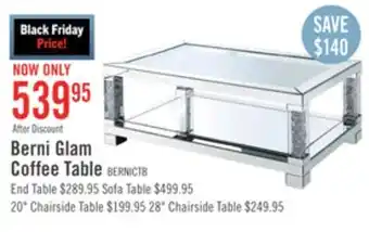 The Brick Berni coffee table offer