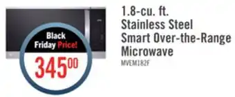 The Brick Lg 1.8 cu. ft. smart over-the-range microwave - mvem1825f offer