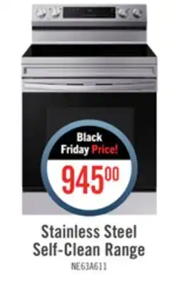 The Brick Samsung 6.3 cu. ft. freestanding electric range with wi-fi - ne63a6111ss/ac offer