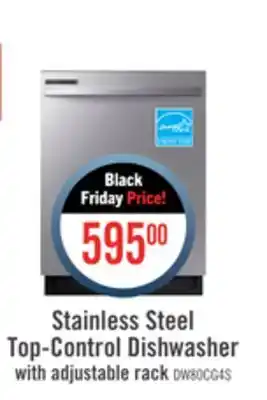 The Brick Samsung 24 top-control dishwasher with adjustable rack - dw80cg4021sraa offer