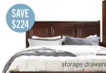 The Brick Chelsea queen storage bed offer