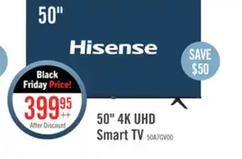 The Brick Hisense 50 a7gv series 4k uhd vidaa tv - 50a7gv offer