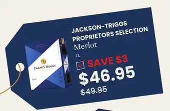 Wine Rack Jackson-triggs proprietors selection merlot offer