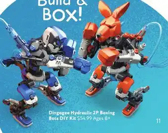 Mastermind Toys Dingogee hydraulic 2p boxing bots diy kit offer