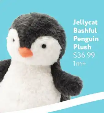 Jellycat bashful penguin plush