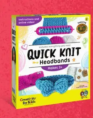 Mastermind Toys Creativity for kids quick knit headbands offer