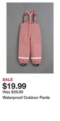 H&M Waterproof outdoor pants offer