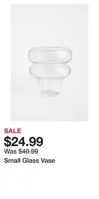 H&M Small glass vase offer