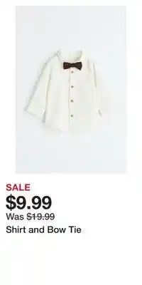 H&M Shirt and bow tie offer