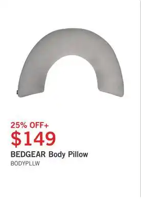 The Brick Bedgear body pillow offer