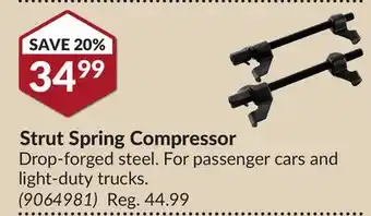 Princess Auto Strut spring compressor offer