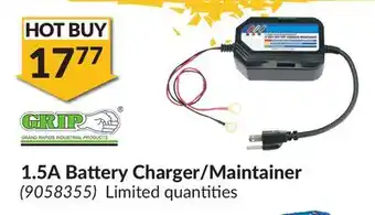 Princess Auto Grand rapids industrial products 1.5a battery charger/maintainer offer