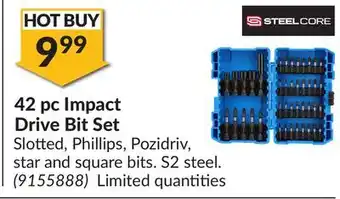 Princess Auto 42 pc impact drive bit set offer