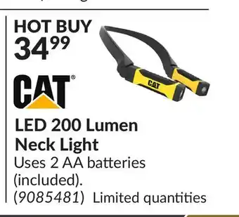 Princess Auto Led 200 lumen neck light offer