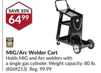 Princess Auto Mig/arc welder cart offer
