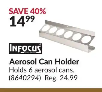 Princess Auto Aerosol can holder offer