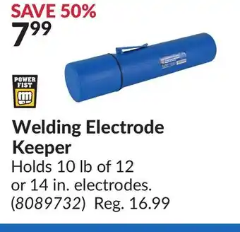 Princess Auto Welding electrode keeper offer