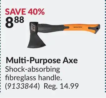 Princess Auto Multi-purpose axe offer
