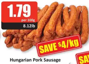 Starsky Hungarian pork sausage offer