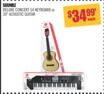 Shoppers Drug Mart Soundz deluxe concert 54 keyboard or acoustic guitar offer