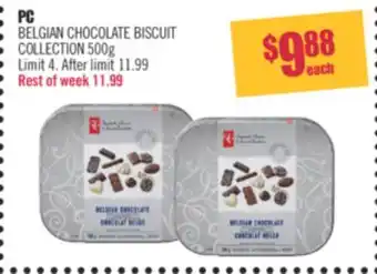 Shoppers Drug Mart Pc belgian chocolate biscuit collection offer