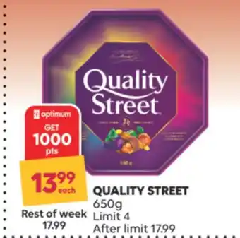 Shoppers Drug Mart Quality street offer