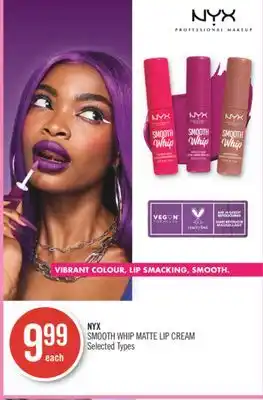 Shoppers Drug Mart Nyx smooth whip matte lip cream offer