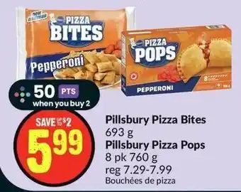 FreshCo Pillsbury Pizza Bites 693g, Pillsbury Pizza Pops 760g offer