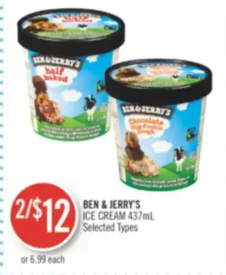 Shoppers Drug Mart Ben & jerry's ice cream offer