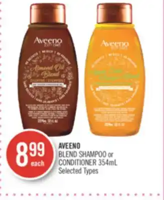 Shoppers Drug Mart Aveeno blend shampoo or conditioner offer