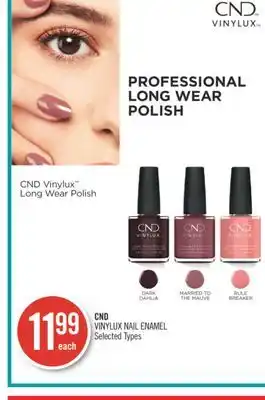 Shoppers Drug Mart Cnd vinylux nail enamel offer