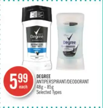 Shoppers Drug Mart Degree antiperspirant/deodorant offer