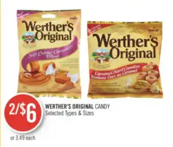 Shoppers Drug Mart Werther's original candy offer