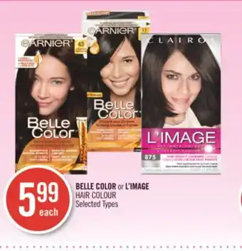 Shoppers Drug Mart Belle color or l'image hair colour offer