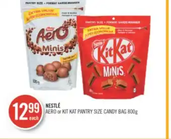 Shoppers Drug Mart Nestlé aero or kit kat pantry size candy bag offer