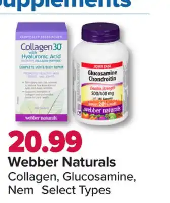 PharmaChoice Webber naturals collagen, glucosamine, nem offer