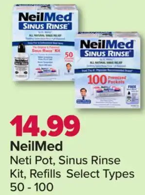 PharmaChoice Neilmed neti pot, sinus rinse kit, refills offer